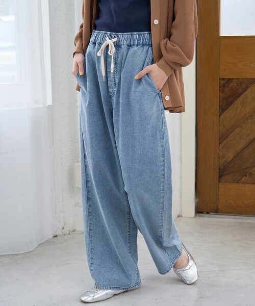 SOMETHING × FREAK'S STORE/サムシング 別注 TUCK CURVE WIDE DENIM