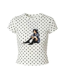 SSHEENA 売れ筋商品|||シーナ Tシャツ トップス レディース T-shirts Grey MIXロゴプリントルーズTシャツ ロンT 韓国ファッション[品番