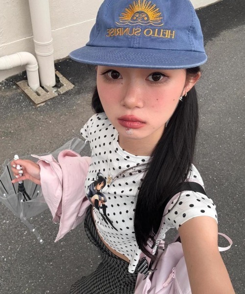 DIAVEL(ディアベル)の「期間限定SALE価格中/Dot Anime Cropped Tee/静かな存在感をまとうY2Kガール(Tシャツ/カットソー・レディース・ホワイト・M)」の11枚目の写真