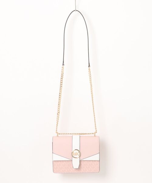MICHAEL KORS(マイケルコース)の「GREENWICH SM FLAP XBODY クロスボディ(ショルダーバッグ・レディース・ピンク系その他・FREE)」の1枚目の写真