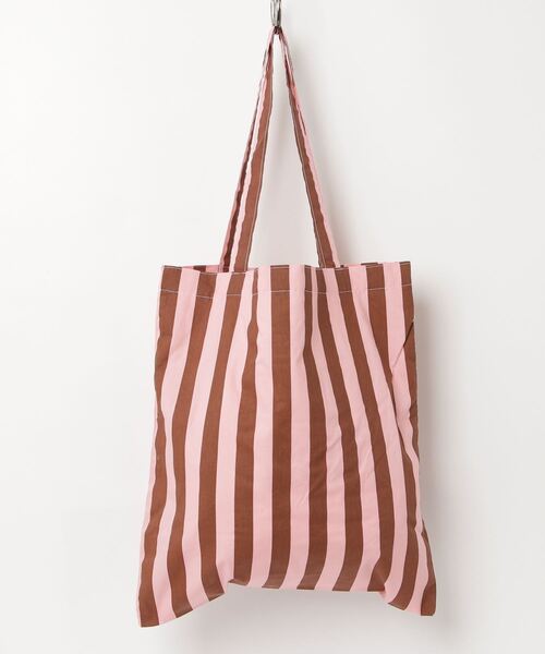 Vipoa(ヴィポア)の「バイカラーストライプ TOTE BAG(トートバッグ・レディース・グリーン/ブルー/ピンク・FREE)」の22枚目の写真