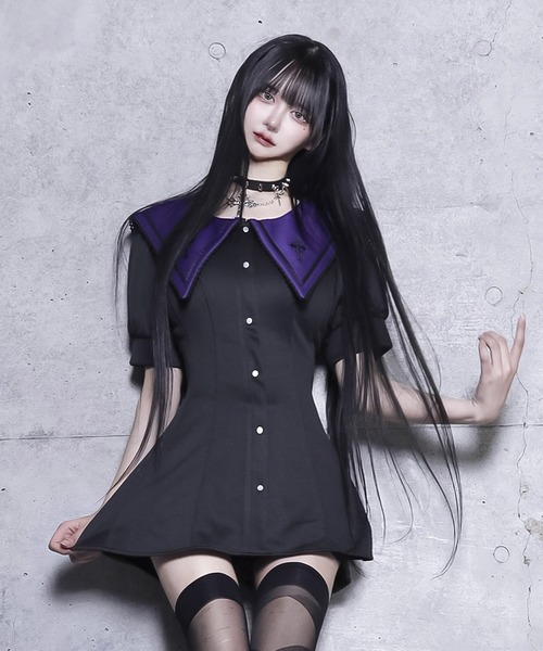 Bonjourdiaryセーラーカラートップス・ショートパンツセット6 クーポン】【セール 30%OFF】トッコクローゼット tocco closet