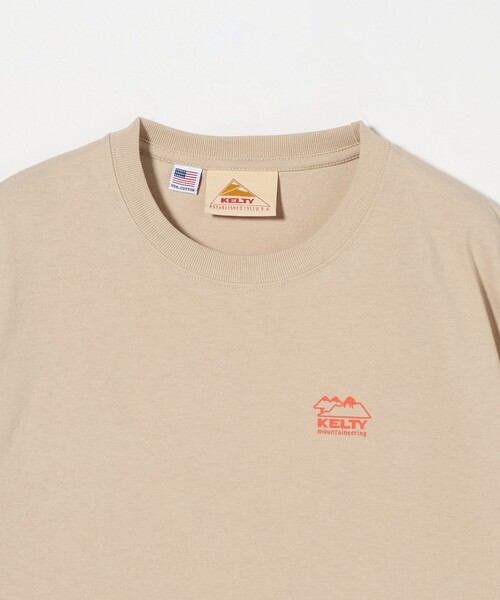 KELTY（ケルティ）の「【別注】＜KELTY＞マウンテン Tシャツ / キッズ  140cm-160cm（Tシャツ/カットソー・キッズ・ベージュ/ホワイト・M(140-150cm)/L(160cm)）」の11枚目の写真