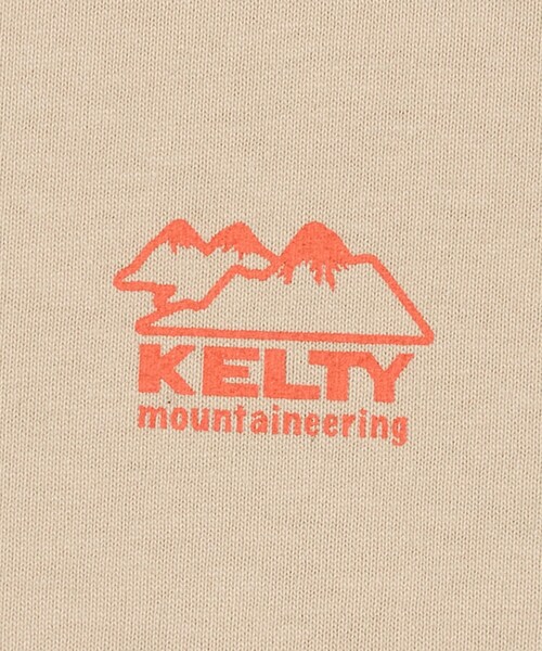 KELTY（ケルティ）の「【別注】＜KELTY＞マウンテン Tシャツ / キッズ  140cm-160cm（Tシャツ/カットソー・キッズ・ベージュ/ホワイト・M(140-150cm)/L(160cm)）」の9枚目の写真