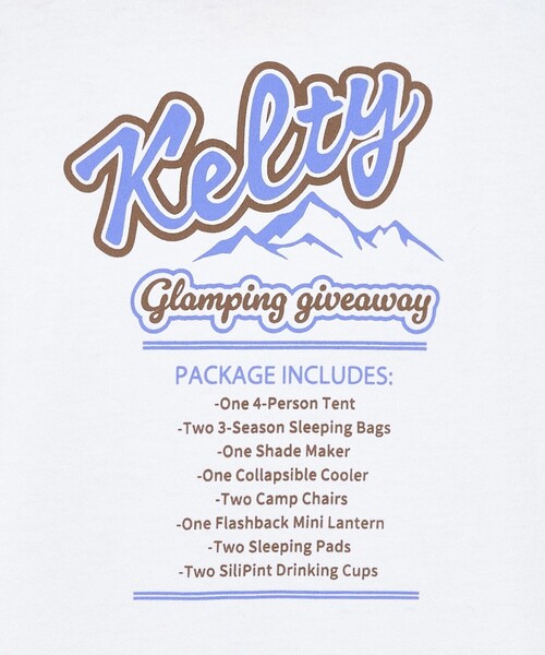 KELTY（ケルティ）の「【別注】＜KELTY＞マウンテン Tシャツ / キッズ  140cm-160cm（Tシャツ/カットソー・キッズ・ベージュ/ホワイト・M(140-150cm)/L(160cm)）」の16枚目の写真