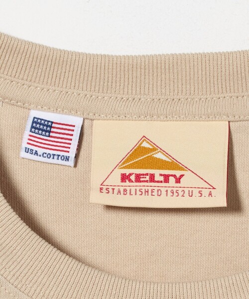KELTY（ケルティ）の「【別注】＜KELTY＞マウンテン Tシャツ / キッズ  140cm-160cm（Tシャツ/カットソー・キッズ・ベージュ/ホワイト・M(140-150cm)/L(160cm)）」の14枚目の写真