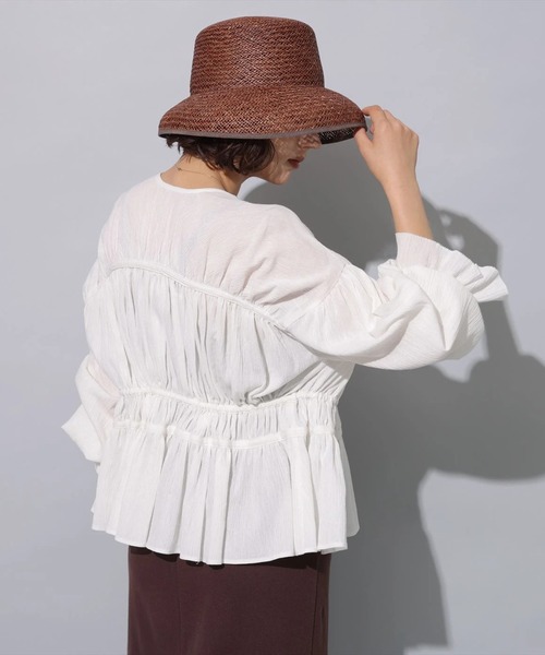 楊柳はおりチュニック 綿楊柳はおりチェニック新作