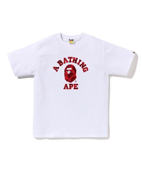 トップス COLOR CAMO COLLEGE TEE A BATHING APE（アベイシングエイプ）の「COLOR CAMO COLLEGE