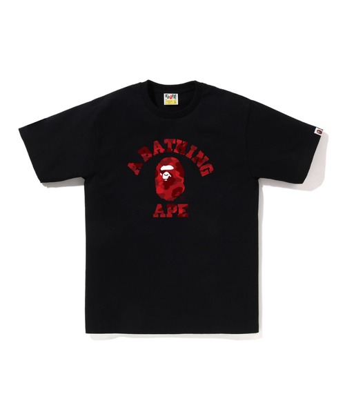 トップス COLOR CAMO COLLEGE TEE A BATHING APE（アベイシングエイプ）の「COLOR CAMO COLLEGE