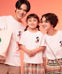 Disney（ディズニー）の「Mickey/Arnold Palmer/ワッペンTシャツ（Tシャツ/カットソー）」