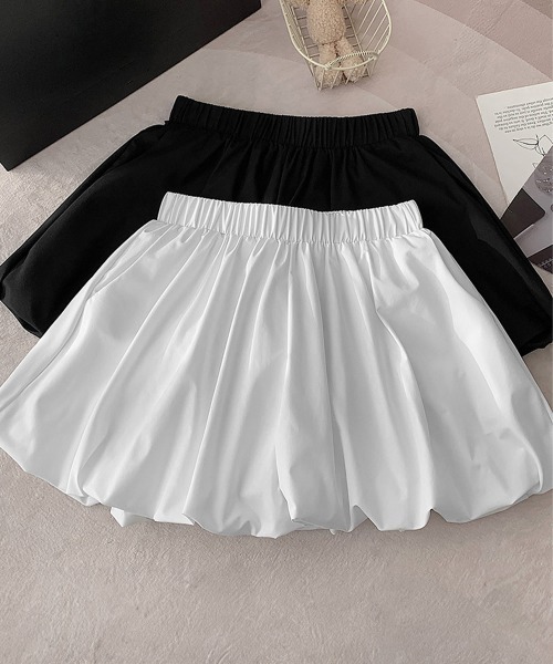 Miniministore(ミニミニストア)の「バルーンキュロット レディースショーパン(スウェットパンツ・レディース・ライトベージュ/ブラック/ホワイト・FREE)」の15枚目の写真