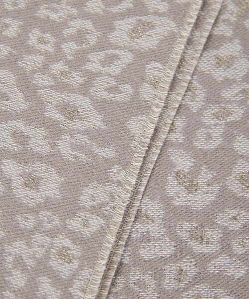 GALLARDAGALANTE（ガリャルダガランテ）の「レオパードストール（マフラー・レディース・グレー/ベージュ・FREE）」の4枚目の写真