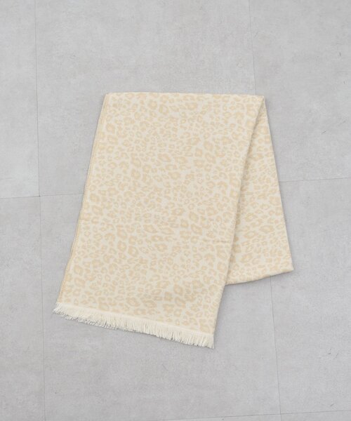 GALLARDAGALANTE（ガリャルダガランテ）の「レオパードストール（マフラー・レディース・グレー/ベージュ・FREE）」の10枚目の写真