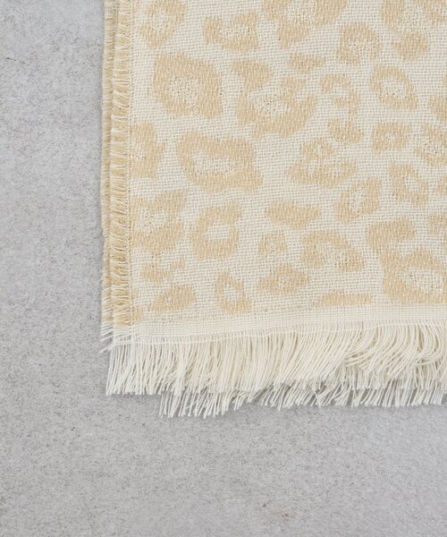 GALLARDAGALANTE（ガリャルダガランテ）の「レオパードストール（マフラー・レディース・グレー/ベージュ・FREE）」の11枚目の写真