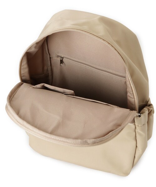 ITS'DEMO（イッツデモ）の「◆【A4対応／6ポケット】リボンモチーフリュック（バックパック/リュック・レディース・ピンク系/ベージュ/ブラック・00）」の9枚目の写真