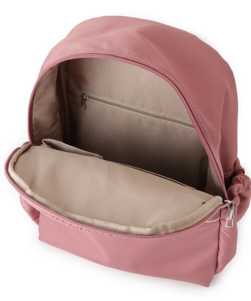 ITS'DEMO（イッツデモ）の「◆【A4対応／6ポケット】リボンモチーフリュック（バックパック/リュック・レディース・ピンク系/ベージュ/ブラック・00）」の10枚目の写真