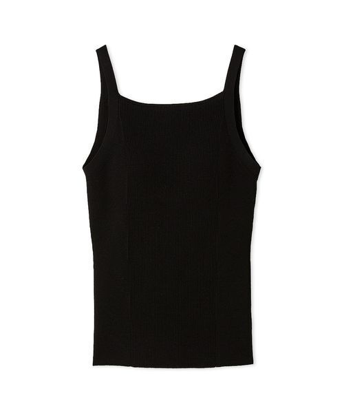 FRAY I.D（フレイアイディー）の「カップインアメスリリブニットタンク（タンクトップ・レディース・ブラック/ベージュ/マルチ・F）」の4枚目の写真