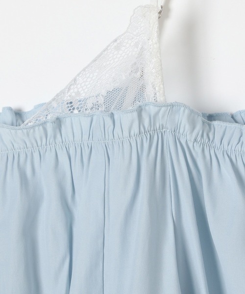 Heather（ヘザー）の「mariko企画　レースドッキングブラウス　583652（シャツ/ブラウス・レディース・オフホワイト/ブルー/ブラック・FREE）」の8枚目の写真