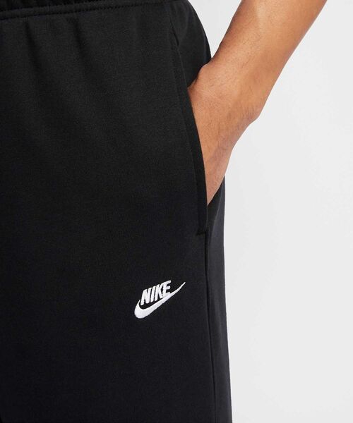 NIKE（ナイキ）の「ナイキ クラブ メンズ フレンチ テリー オープンヘム パンツ / Nike Club Men's French Terry Open-Hem Pants HQ4423-010 Black（スウェットパンツ・メンズ・ブラック・S/M/L/2XL/XL）」の4枚目の写真