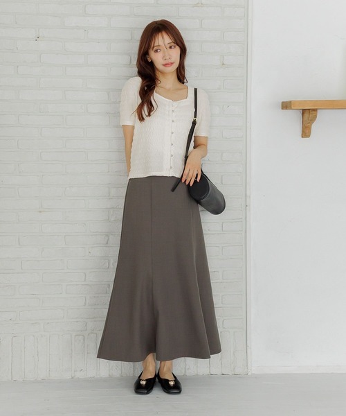 mysty woman(ミスティウーマン)の「バレルショルダーBAG 583509(ショルダーバッグ・レディース・ブラック/オフホワイト/レッド・FREE)」の9枚目の写真