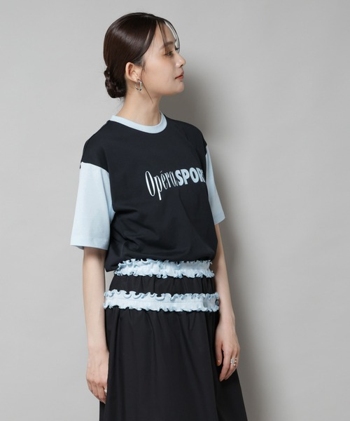 即完売　オペラスポーツ　ブルーフリルT OperaSPORT 即完売 オペラスポーツ ブルーフリルT OperaSPORT OPERA SPORT/オペラ