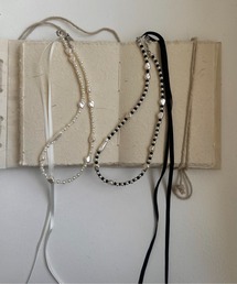 lawgy(EW[)2way pearl like necklace / 2wayp[CNlbNX(lbNX)