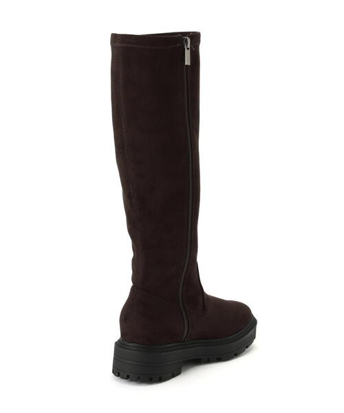 NATURAL BEAUTY BASIC（ナチュラルビューティーベーシック）の「◇【Oggi掲載】インヒールトラックソールロングブーツ（ブーツ・レディース・ブラック/ダークブラウン・SMALL/LARGE/MEDIUM）」の7枚目の写真