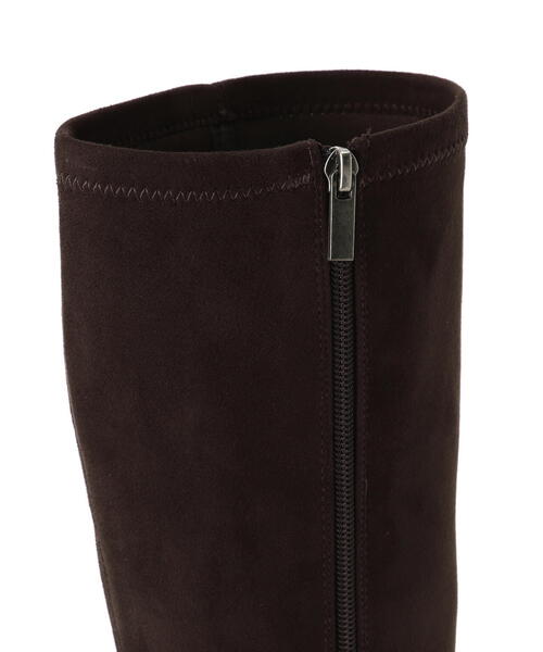 NATURAL BEAUTY BASIC（ナチュラルビューティーベーシック）の「◇【Oggi掲載】インヒールトラックソールロングブーツ（ブーツ・レディース・ブラック/ダークブラウン・SMALL/LARGE/MEDIUM）」の8枚目の写真