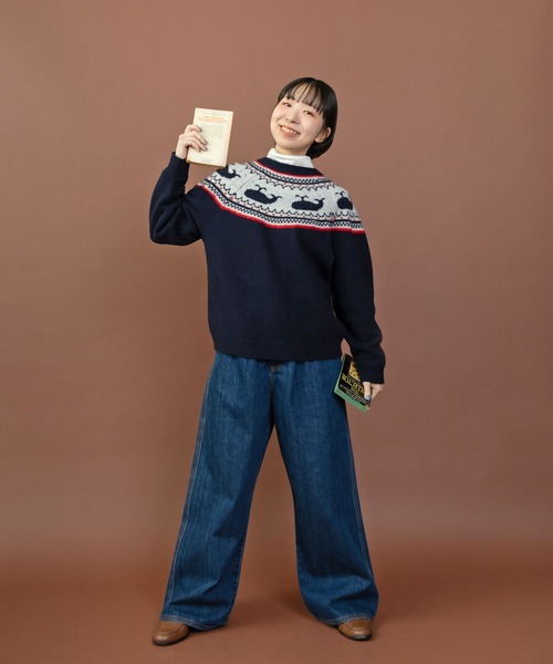 クジラジャカード 求心風2WAY カーディガン（カーディガン/ボレロ