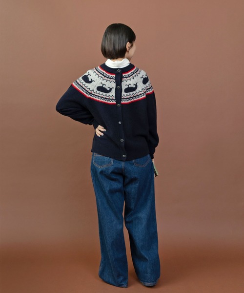 クジラジャカード 求心風2WAY カーディガン（カーディガン/ボレロ