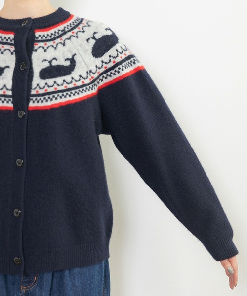 クジラジャカード 求心風2WAY カーディガン（カーディガン/ボレロ