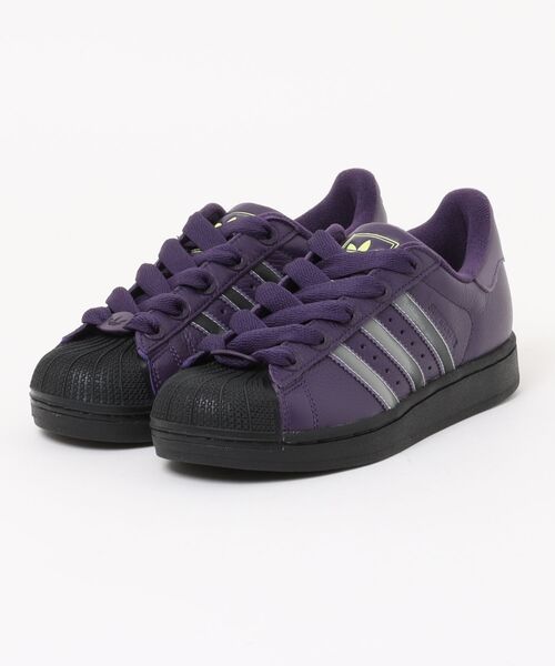 adidas（アディダス）の「SUPERSTAR II W　JQ6468（スニーカー・レディース・パープル・26.0cm/25.5cm/25.0cm/24.5cm/24.0cm/23.5cm/28.0cm/27.5cm/27.0cm/26.5cm/23.0cm/22.5cm）」の3枚目の写真