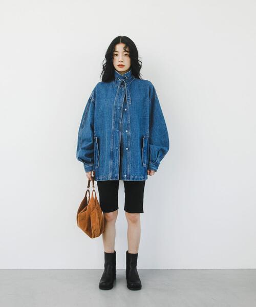 【美品】Rabintage デニムブルゾン セール】 デニムフーディーブルゾン （Gジャン・デニム