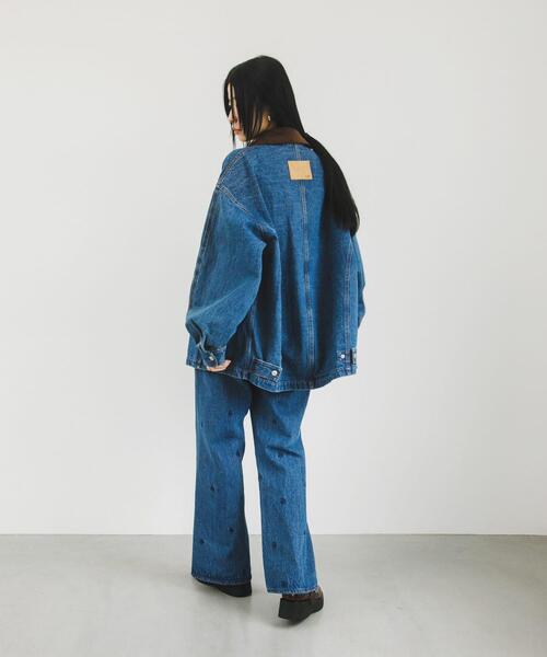 2WAYカラーデニムブルゾン 2WAYカラーデニムブルゾン（ブルゾン）｜KBF（ケイビーエフ）の