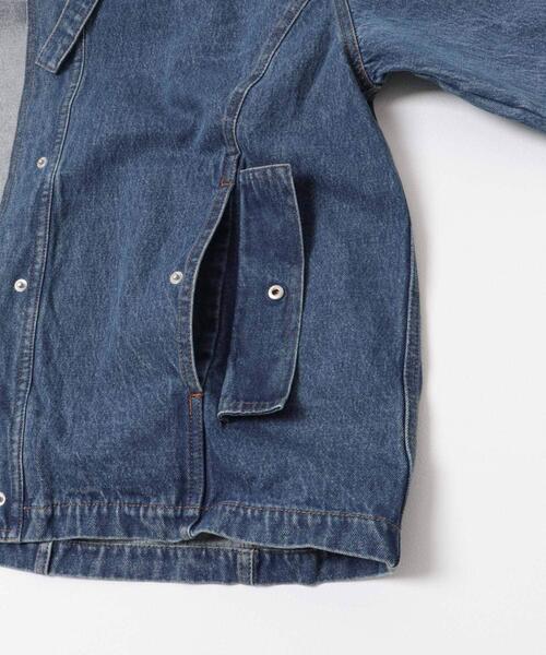 2WAYカラーデニムブルゾン（ブルゾン）｜KBF（ケイビーエフ）の