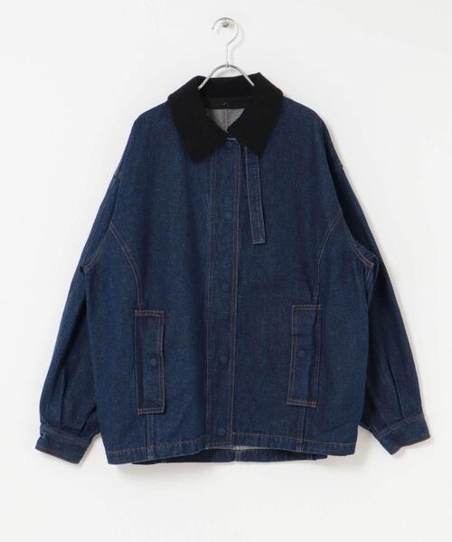 2WAYカラーデニムブルゾン 2WAYカラーデニムブルゾン | KBF | マルイウェブチャネル