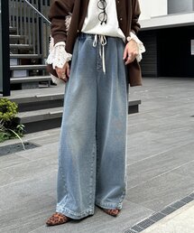 DouDou | 【デニムなのにスウェット!?】スウェットデニムパンツ(その他パンツ)