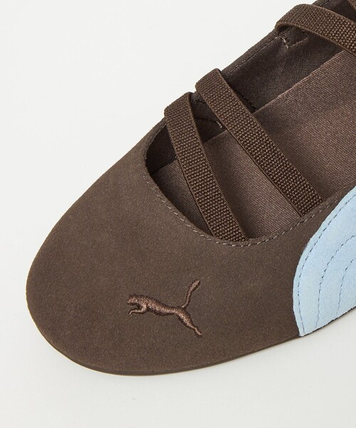【別注】＜PUMA＞スピードキャット バレエ スニーカー　茶色✖️水色 別注】＜PUMA＞スピードキャット バレエ スニーカー 茶色