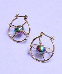 gargle（ガーグル）の「gargle ガーグル：宇宙シリーズ　惑星ループ　ピアス（ピアス（両耳用））」