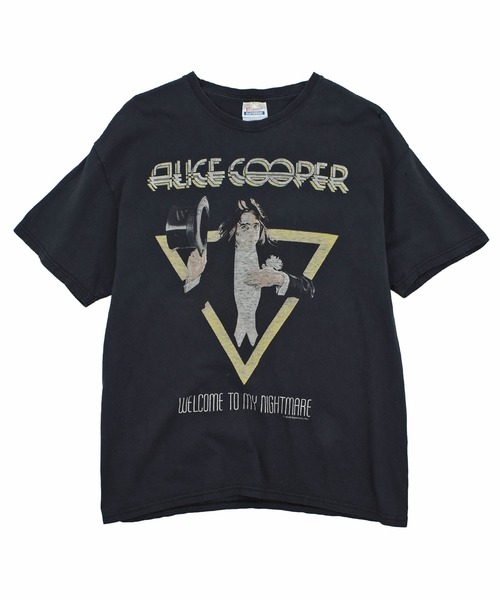 HANES(ヘインズ)の「【USED】Y2K Hanes “ALICE COOPER/WELCOME TO MY NIGHTMARE” バンド Tシャツ(Tシャツ/カットソー・メンズ・ブラック・LARGE)」の1枚目の写真