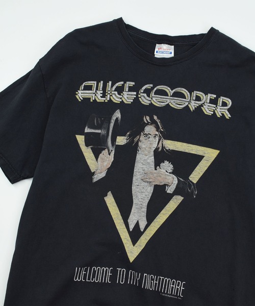 HANES(ヘインズ)の「【USED】Y2K Hanes “ALICE COOPER/WELCOME TO MY NIGHTMARE” バンド Tシャツ(Tシャツ/カットソー・メンズ・ブラック・LARGE)」の2枚目の写真