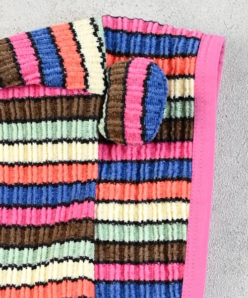 MARKEY'S(マーキーズ)の「ふわリブmimiキャップ(キャップ・キッズ・ピンク系その他/イエロー系その他・M/S)」の21枚目の写真