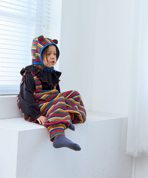 MARKEY'S(マーキーズ)の「ふわリブmimiキャップ(キャップ・キッズ・ピンク系その他/イエロー系その他・M/S)」の8枚目の写真