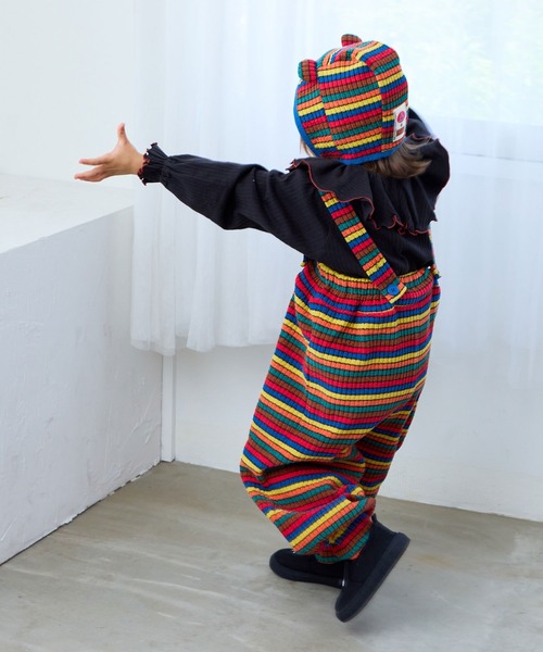 MARKEY'S(マーキーズ)の「ふわリブmimiキャップ(キャップ・キッズ・ピンク系その他/イエロー系その他・M/S)」の9枚目の写真