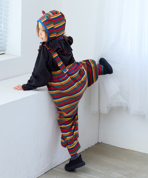 MARKEY'S(マーキーズ)の「ふわリブmimiキャップ(キャップ・キッズ・ピンク系その他/イエロー系その他・M/S)」の13枚目の写真