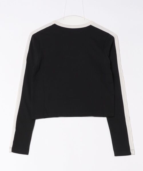 RVCA(ルーカ)の「RVCA/ルーカ ロンT ショート丈 BF044-050(Tシャツ/カットソー・レディース・ブラック/ホワイト・M)」の11枚目の写真