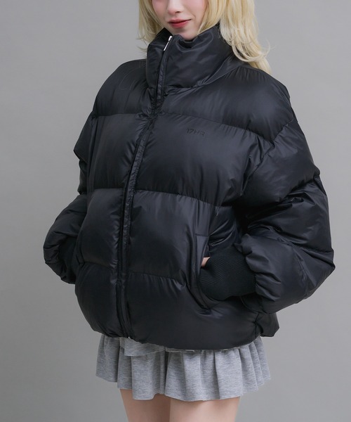 ユニセックス】オーバーサイズ中綿ダウンジャケット（ダウンジャケット