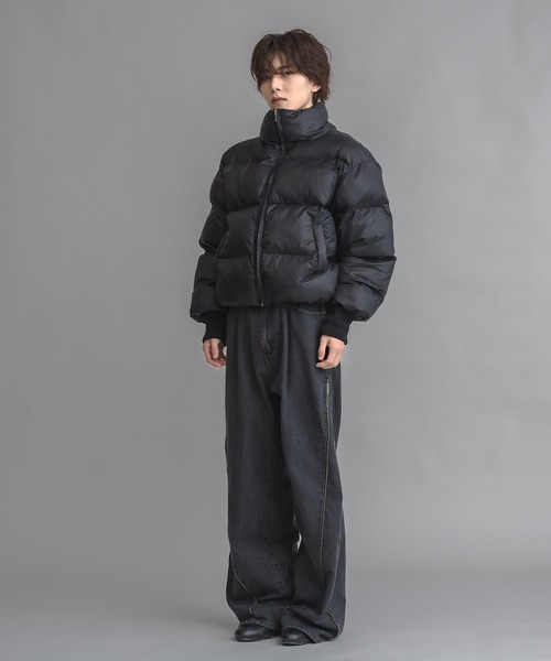 ユニセックス】オーバーサイズ中綿ダウンジャケット（ダウンジャケット