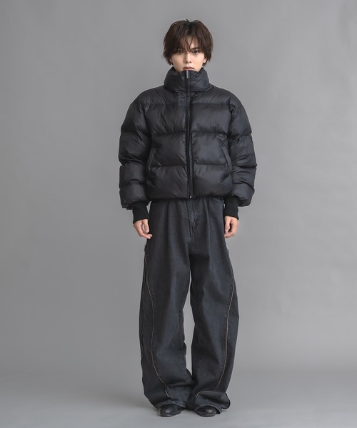 17HR(セブンティーンアワーズ)の「【ユニセックス】オーバーサイズ中綿ダウンジャケット(ダウンジャケット/コート・レディース・ブラック/オフホワイト/グレー・FREE)」の16枚目の写真