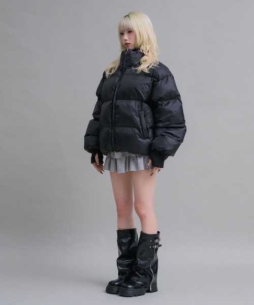 17HR(セブンティーンアワーズ)の「【ユニセックス】オーバーサイズ中綿ダウンジャケット(ダウンジャケット/コート・レディース・ブラック/オフホワイト/グレー・FREE)」の14枚目の写真